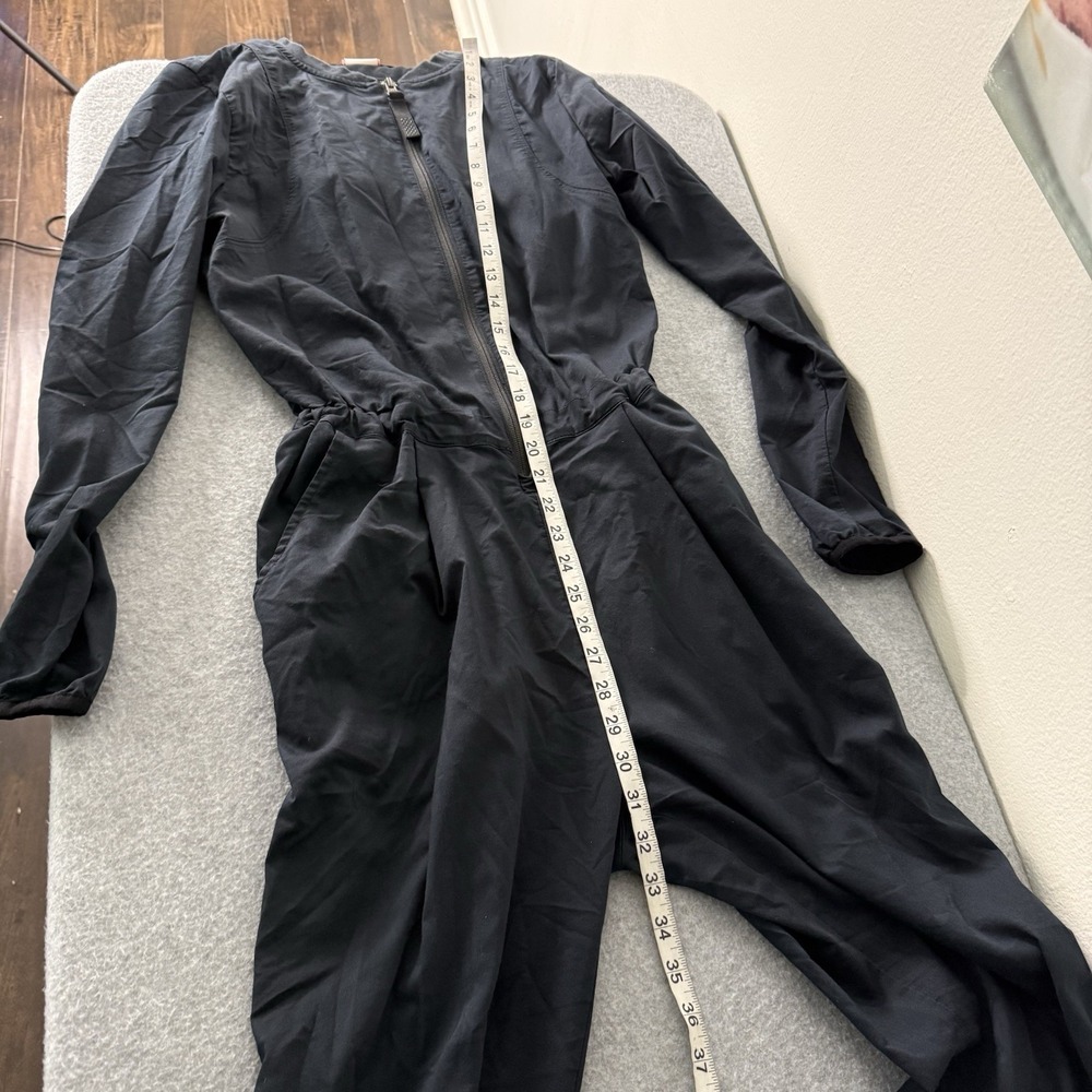 Nike International Black Long Sleeve Jumpsuit Athleisure Utility Women's XS - Picture 13 of 15